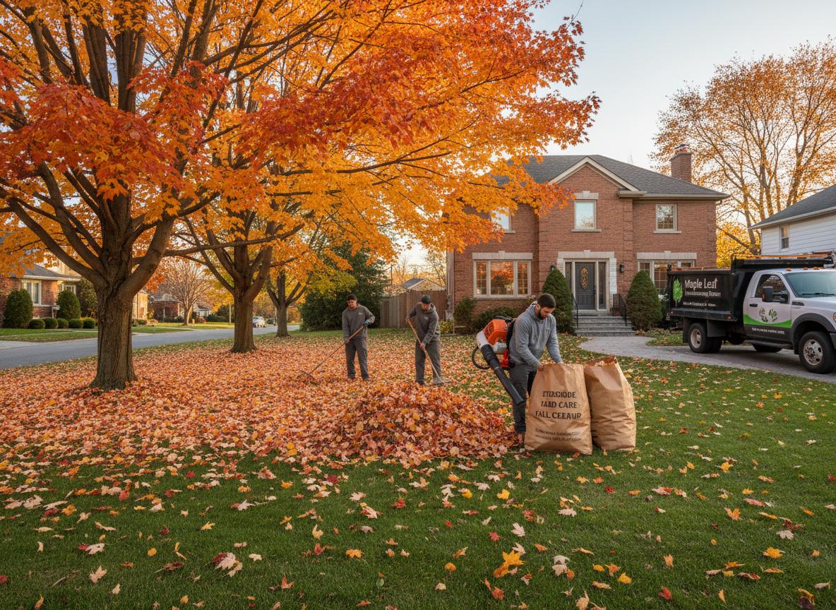 Leaf cleanup service